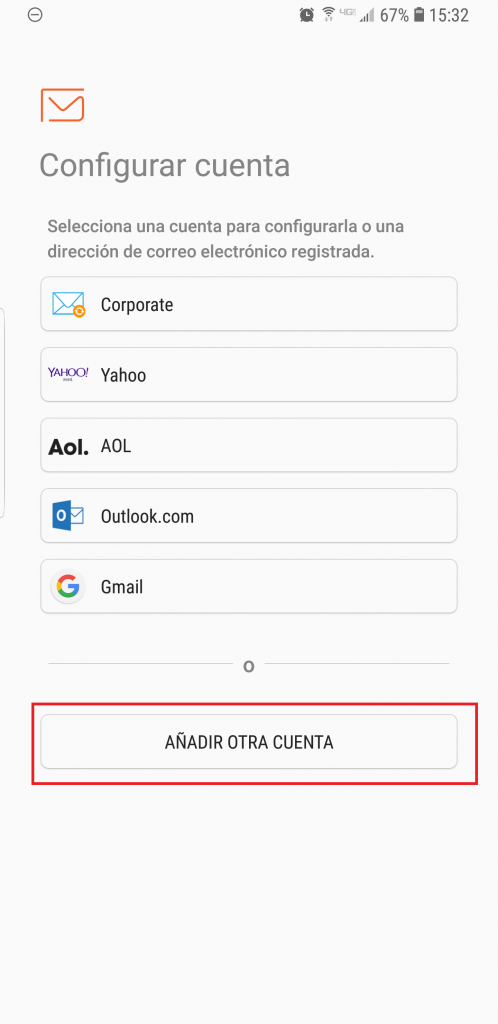 Imagen 1 - Configurar correo de Nominalia en Android