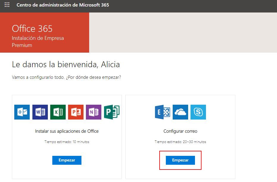 Configurar correo Office 365