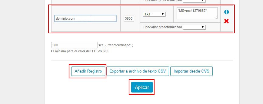 Registros DNS