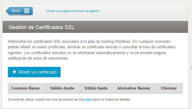 Emitir SSL Hosting Linux y Espacio Web