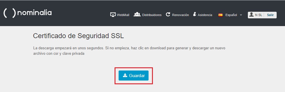SSL validación dominio