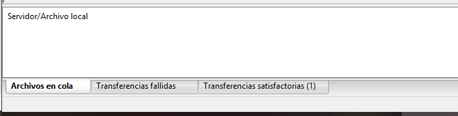 Transferencia archivo Filezilla