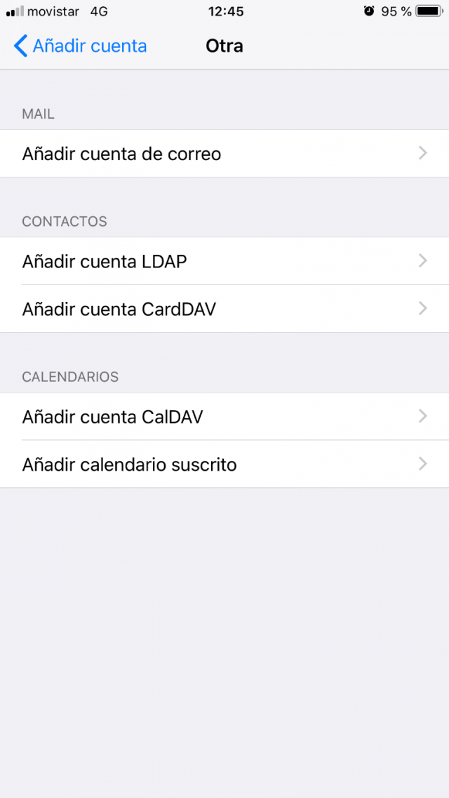 Imagen 4 - Configurar correo en iPhone o iPad (y iPod) Añadir cuenta de correo