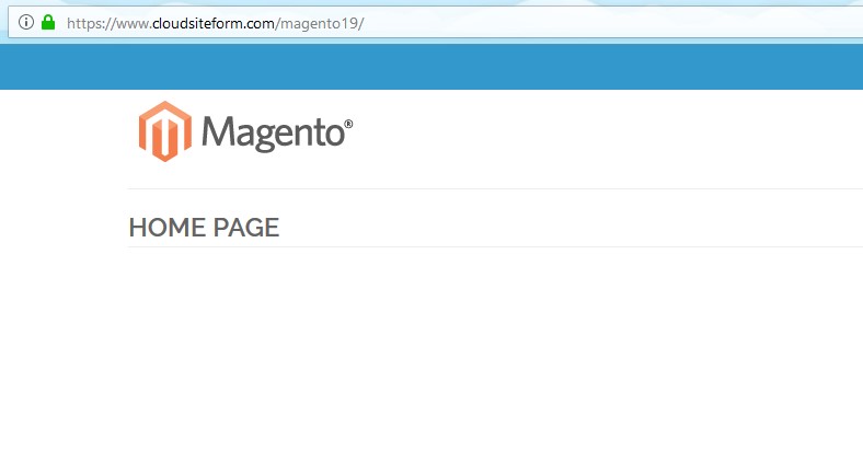 HTTPS en Magento