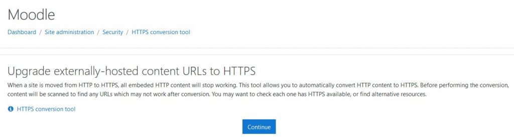 HTTPS en Moodle