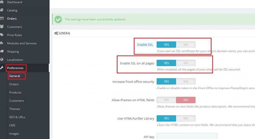 HTTPS en Prestashop
