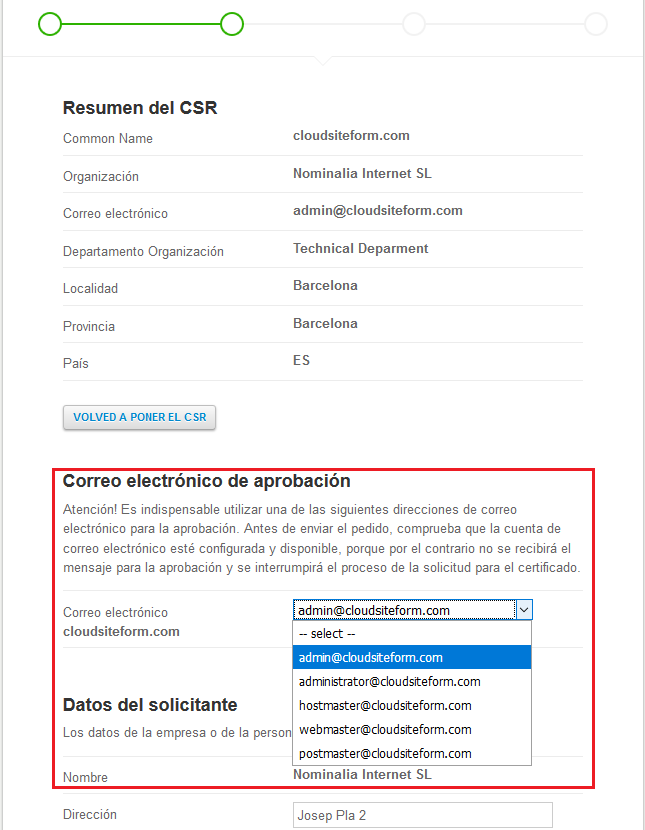 Imagen 4 - Cómo instalar un certificado SSL en Windows Server 2016 Resumen CSR