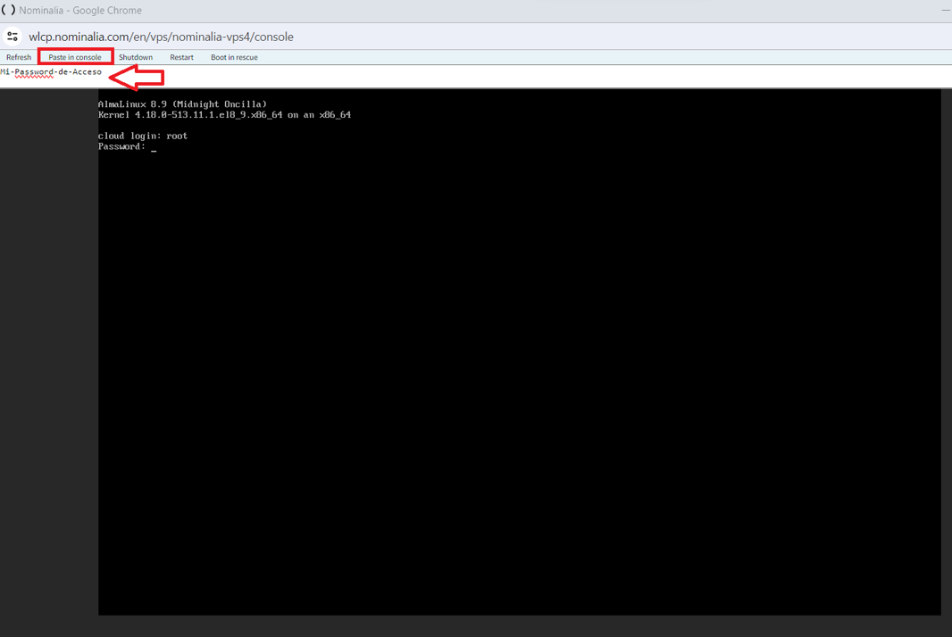 Cómo acceder por root desde un VPS: guía con pantallazos